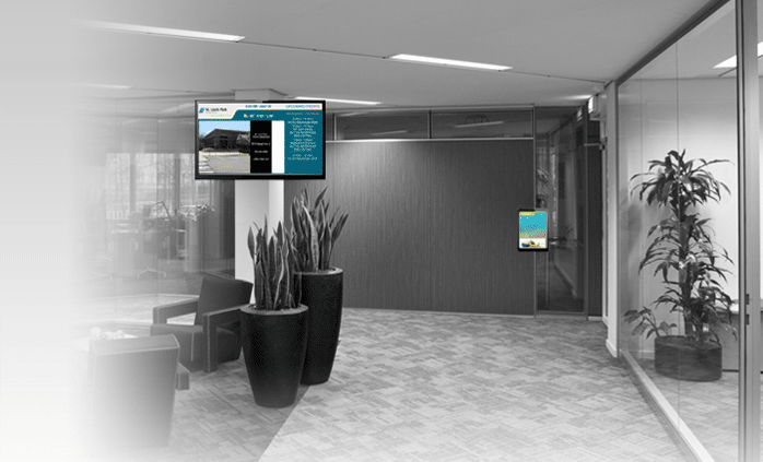 digital signage at corporate office