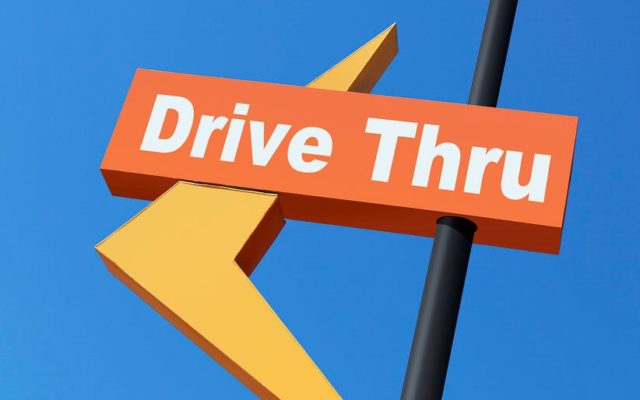 Drive through sign