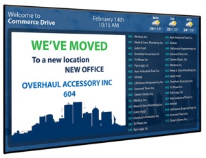 Digital Building Directories - Netvisual Digital Signage