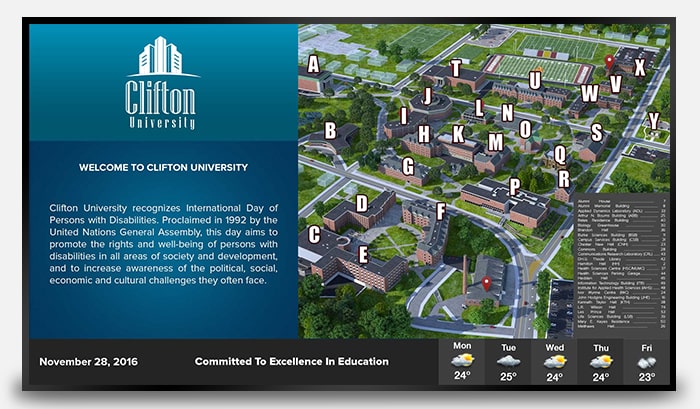 digital campus directory for universities