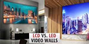 difference between lcd and led video walls