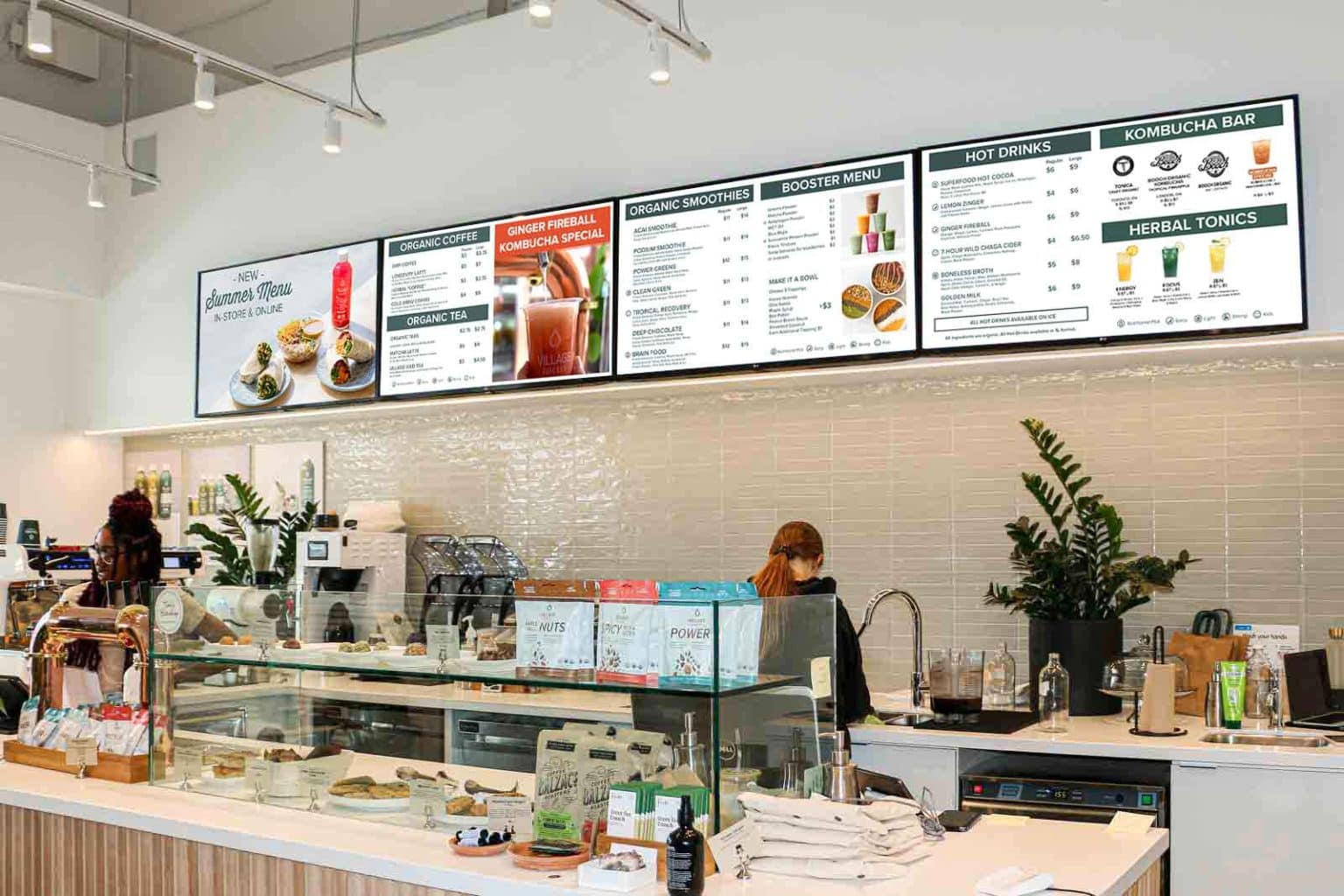 Our Restaurant Work - Netvisual Digital Signage